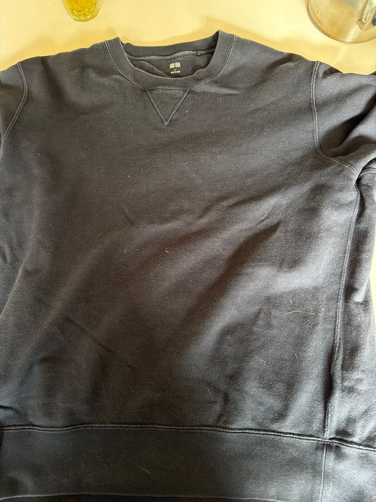 Uniqlo sweater maat L, Ophalen of Verzenden, Gedragen, Maat 52/54 (L), Blauw