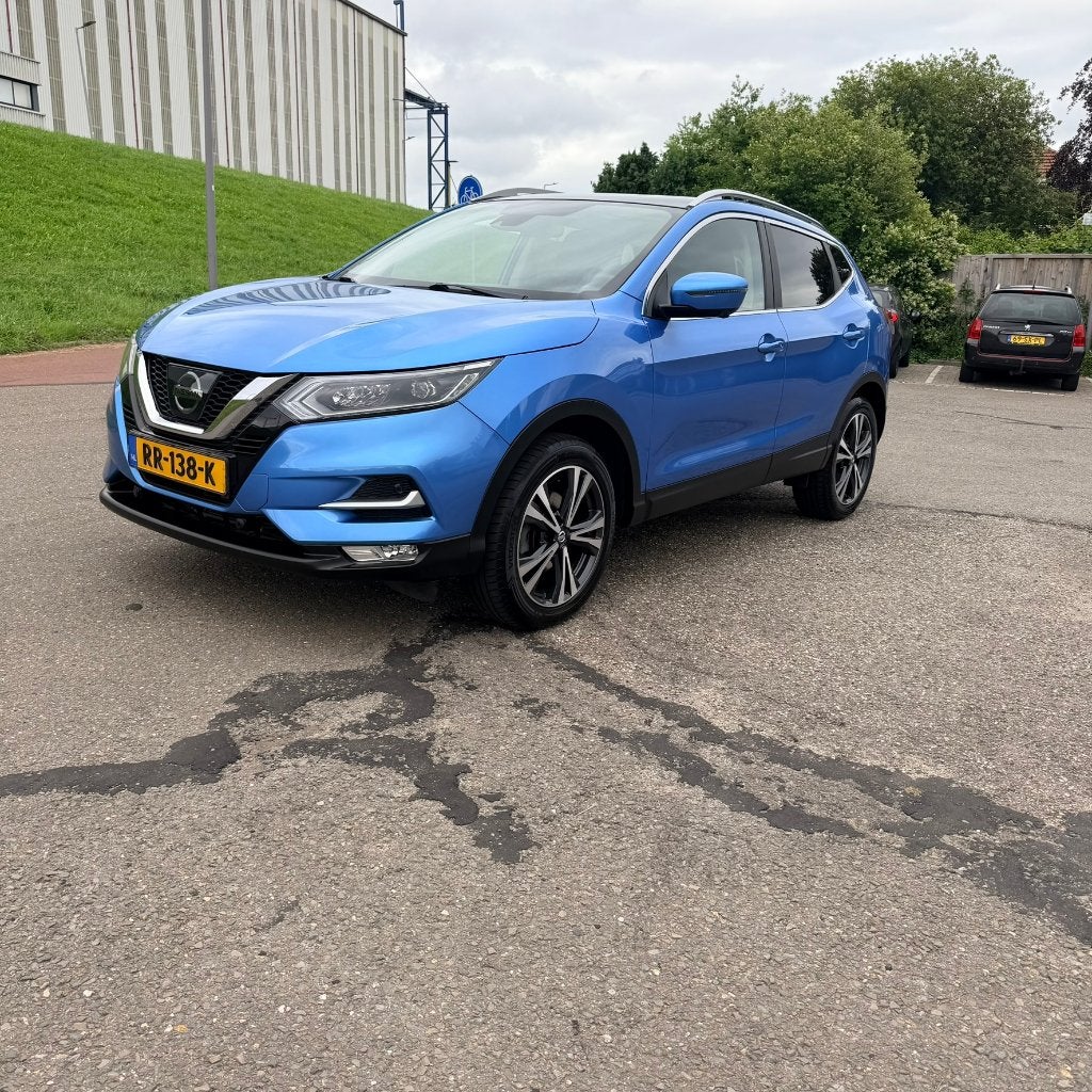 Nissan Qashqai 1.2 DIG-T N-Connecta Automaat 2017 | Trekhaak, Auto's, Nissan, 4 cilinders, Blauw, Origineel Nederlands, Particulier