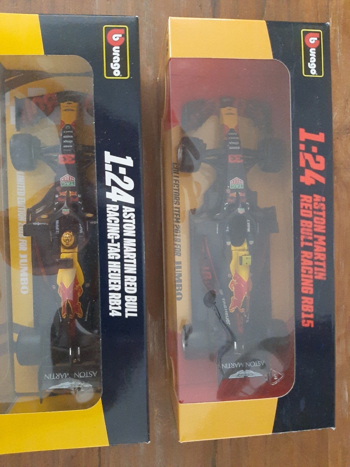 2x Red Bull Racing F1 schaalmodel Max Verstappen, Hobby en Vrije tijd, Ophalen of Verzenden