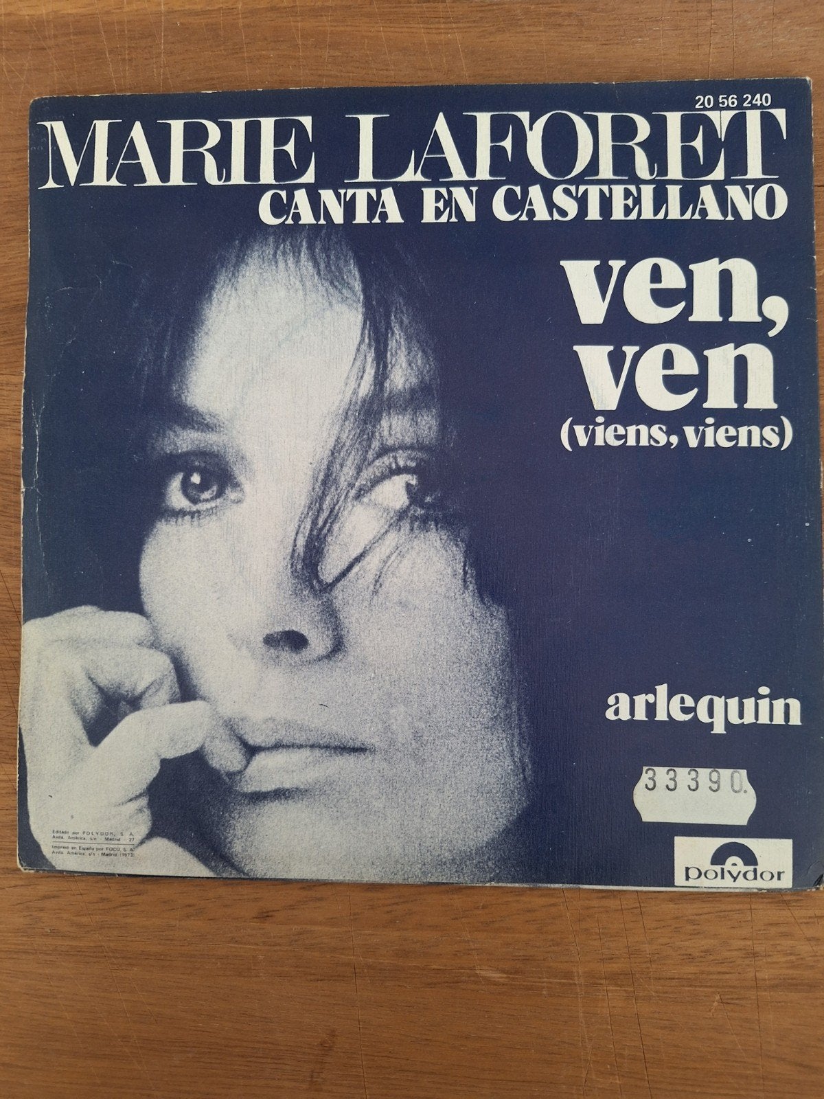 Marie Laforet.    Canta En Castellano Ven, Ophalen of Verzenden, 7 inch, Pop