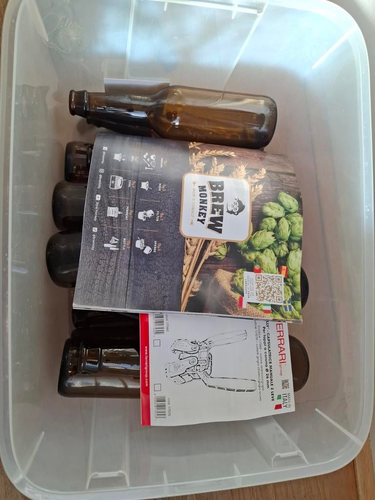Brew Monkey Luxe Bierbrouwpakket - Zo Goed Als Nieuw, Ophalen, Zo goed als nieuw