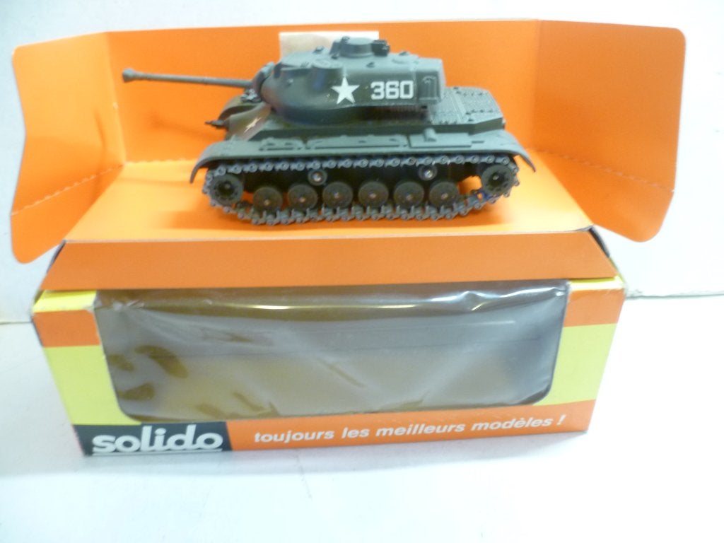 Solido 202 Patton Tank militair 1:50 modelauto nieuw in doos, Ophalen of Verzenden, Landmacht, Amerika, Miniatuur of Beeldje