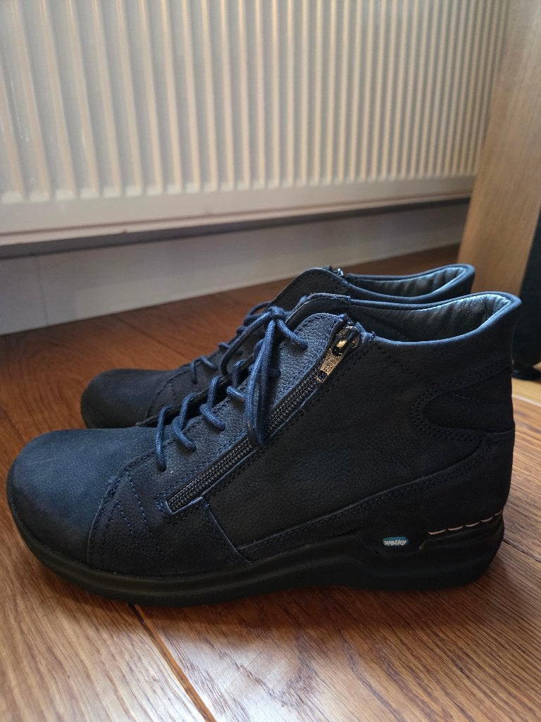 Wolky why donkerblauwe boots maat 39, Wolky, Blauw, Lage of Enkellaarzen, Nieuw