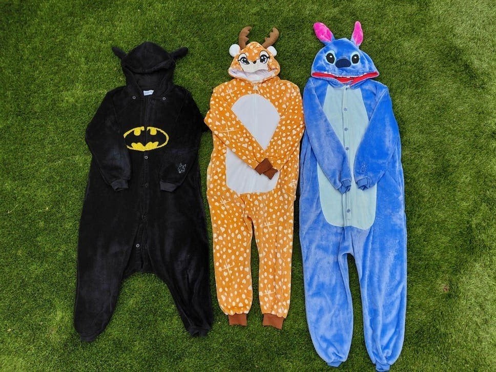 Leuke Onesies: Batman, Giraf en Stitch - Diverse Maten, Verzenden, Zo goed als nieuw, Kimu, Jongen of Meisje