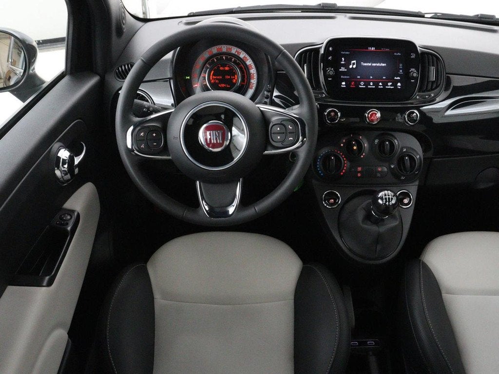Fiat 500C 1.0 Hybrid Dolcevita | Origineel NL | Carplay | Na, Auto's, Fiat, Stof, Euro 6, Cabriolet, 4 stoelen