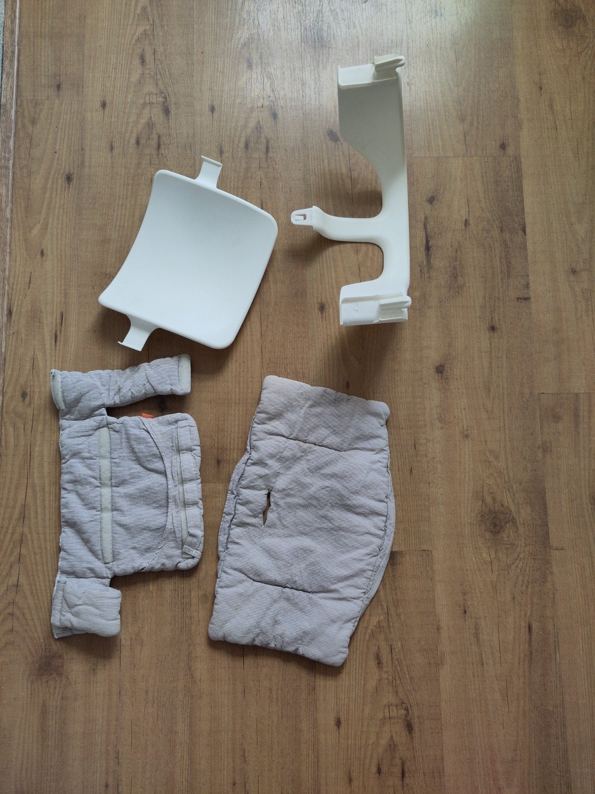 Stokke Tripp Trapp babyset en kussens, Kinderen en Baby's, Kinderstoelen, Ophalen, Gebruikt, Meegroeistoel, Stoelverkleiner