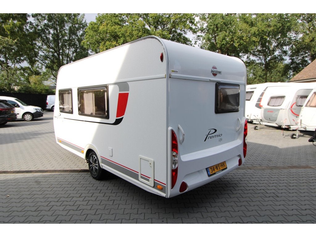 Bürstner Premio Life 420 TS voortent-Mover-Luifel, Caravans en Kamperen, Bedrijf, Bürstner, 4 tot 5 meter, Ringverwarming