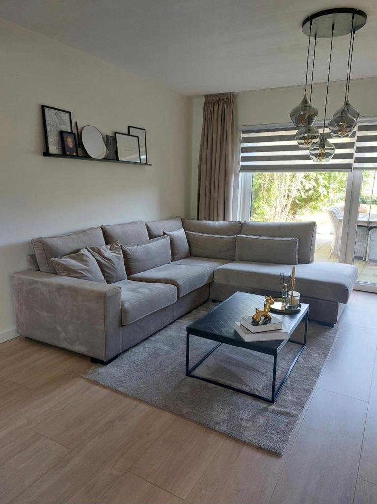 Hele mooie lounge hoekbank, Ophalen, Zo goed als nieuw