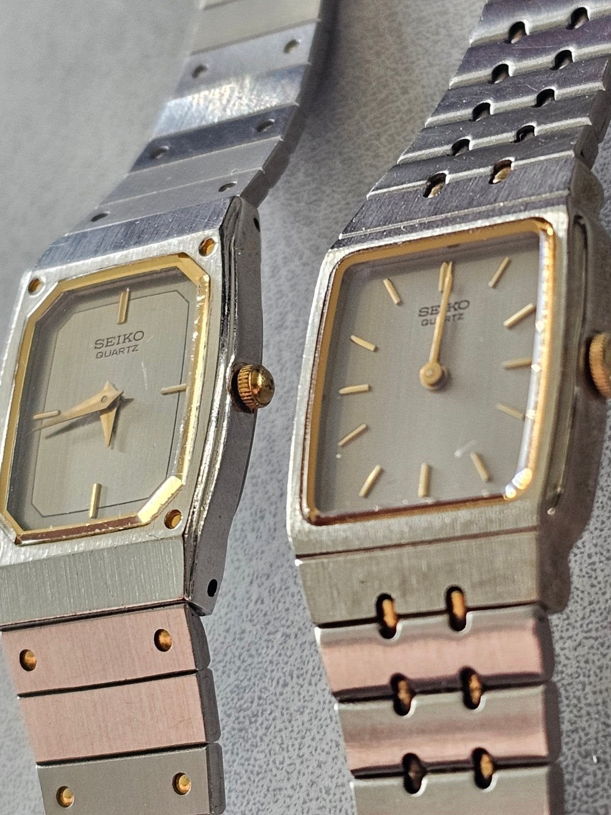 2x Vintage Seiko Quartz dames, Sieraden, Tassen en Uiterlijk, Horloges | Dames, Ophalen of Verzenden, Staal, Seiko