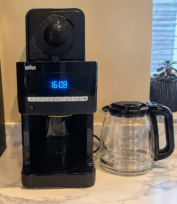 Braun koffiezetapparaat met garantie, Afneembaar waterreservoir, 10 kopjes of meer, Koffiemachine, Gemalen koffie