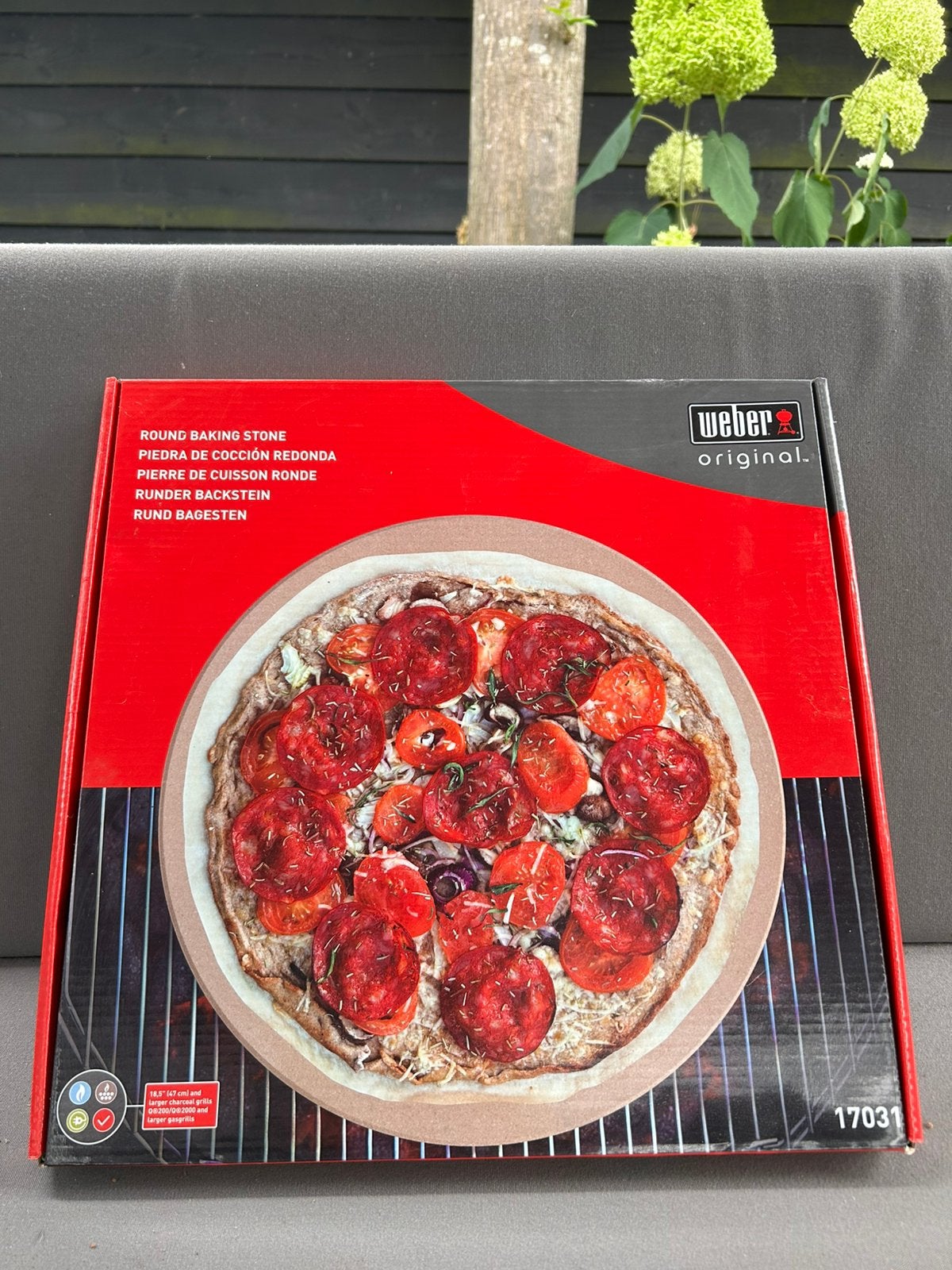 Weber Pizzasteen BBQ baksteen nieuw in doos, Ophalen, Nieuw