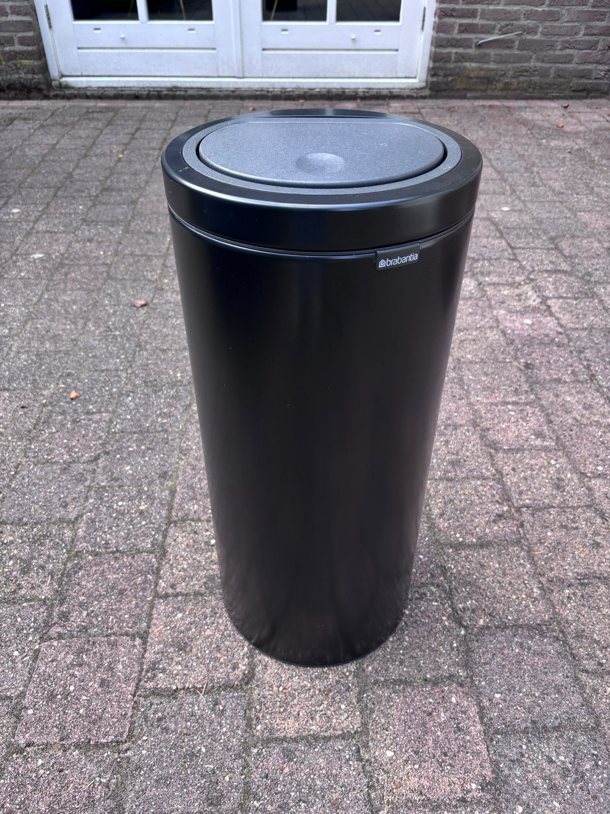 Brabantia Touch Bin Flat Top Prullenbak - Zwart, Ophalen, 20 tot 30 liter, Zo goed als nieuw, 75 – 100