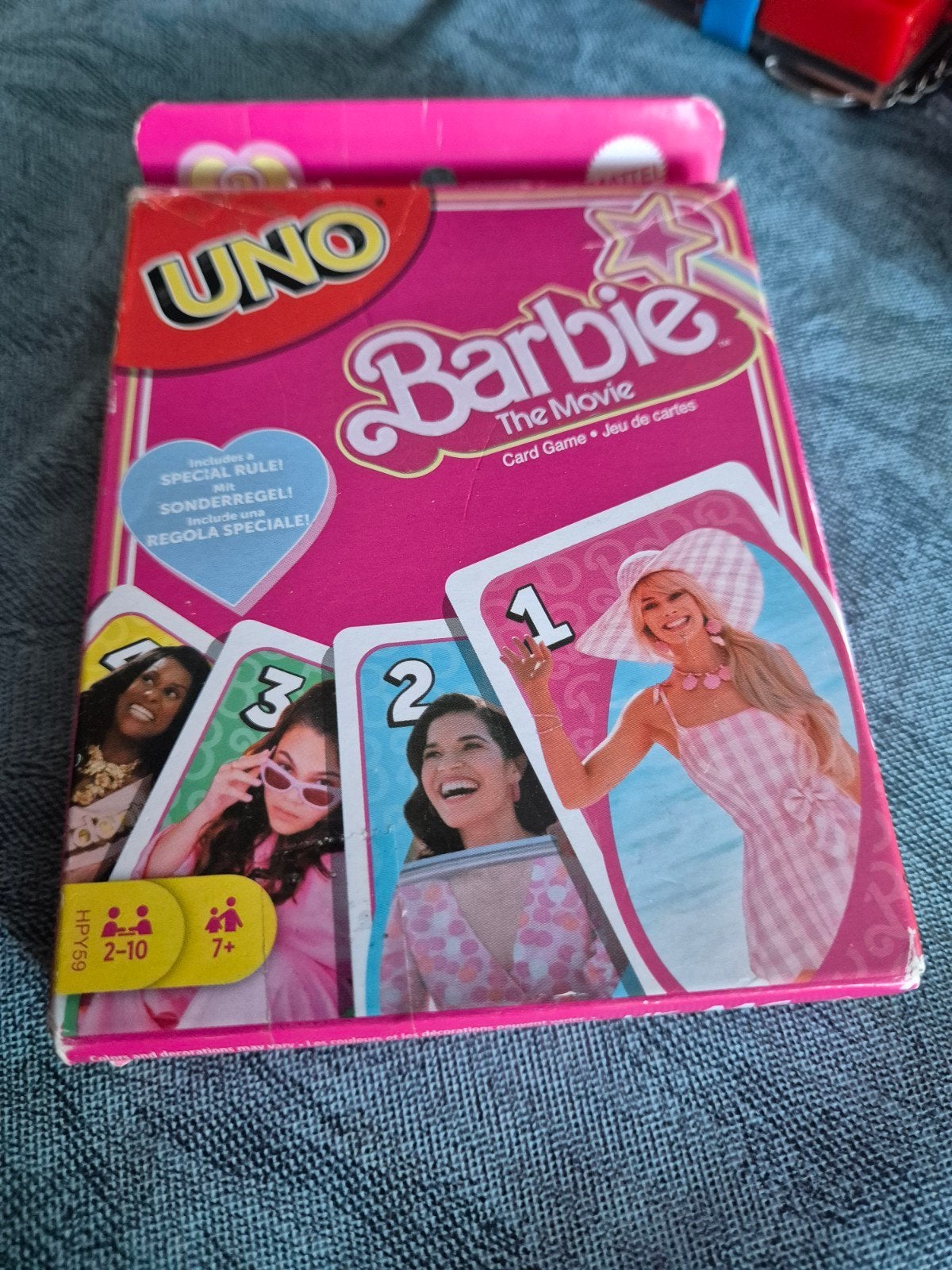 UNO Barbie The Movie Card Game - Speciale editie, Vijf spelers of meer, Ophalen of Verzenden, Gebruikt, Mattel
