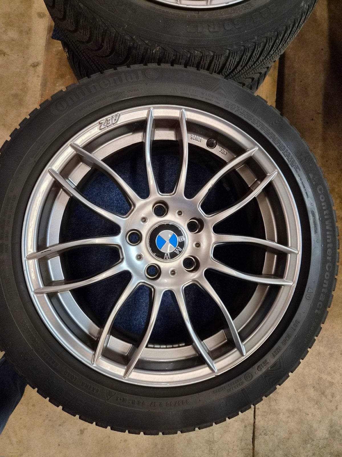 Set van 4 winterwielen: Continental & Michelin 225/50 R17, Ophalen