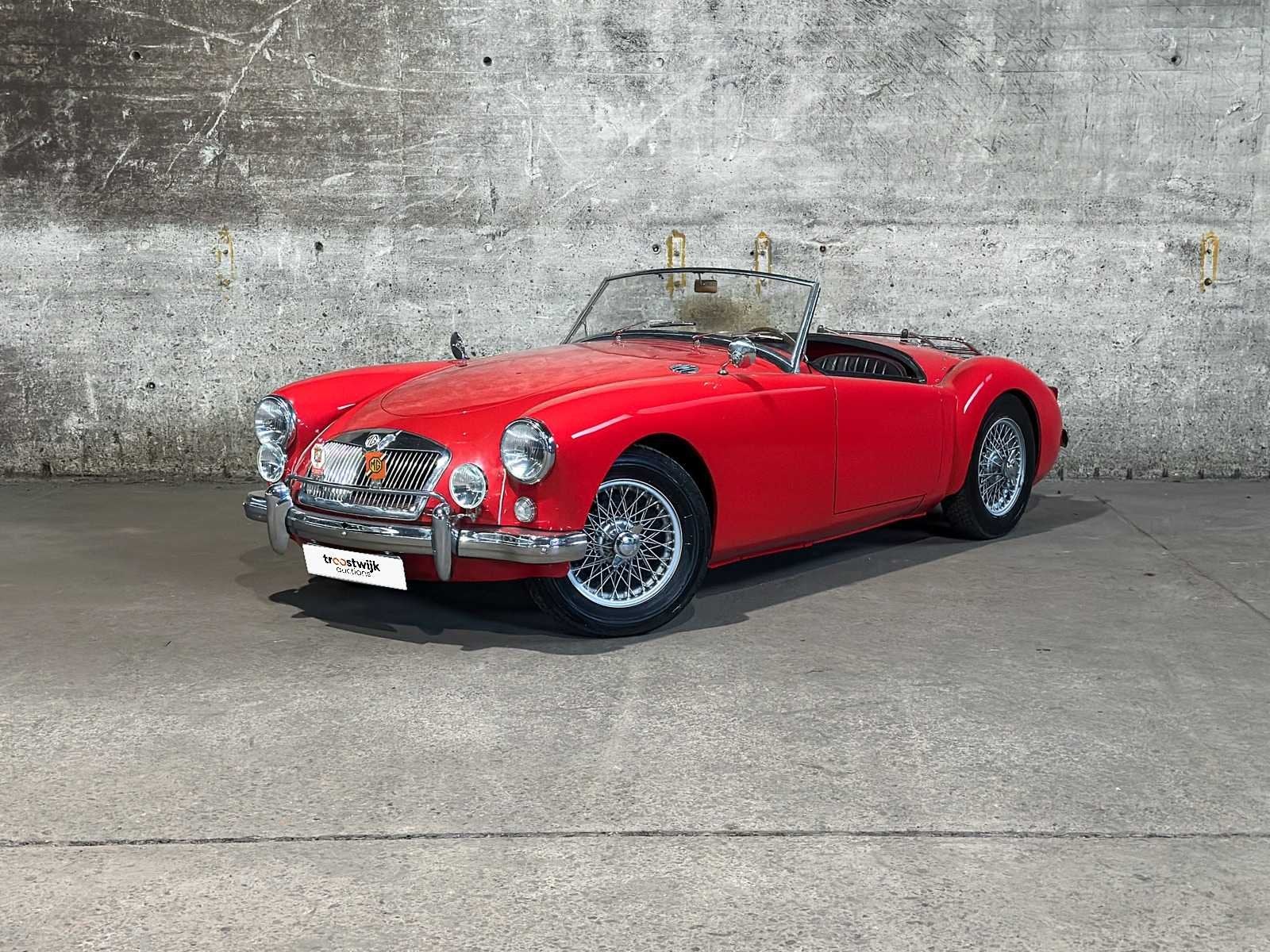 MG MGA Cabriolet 1957, BX-81-86, Auto's, MG, Gebruikt, 920 kg, Cabriolet, Origineel Nederlands