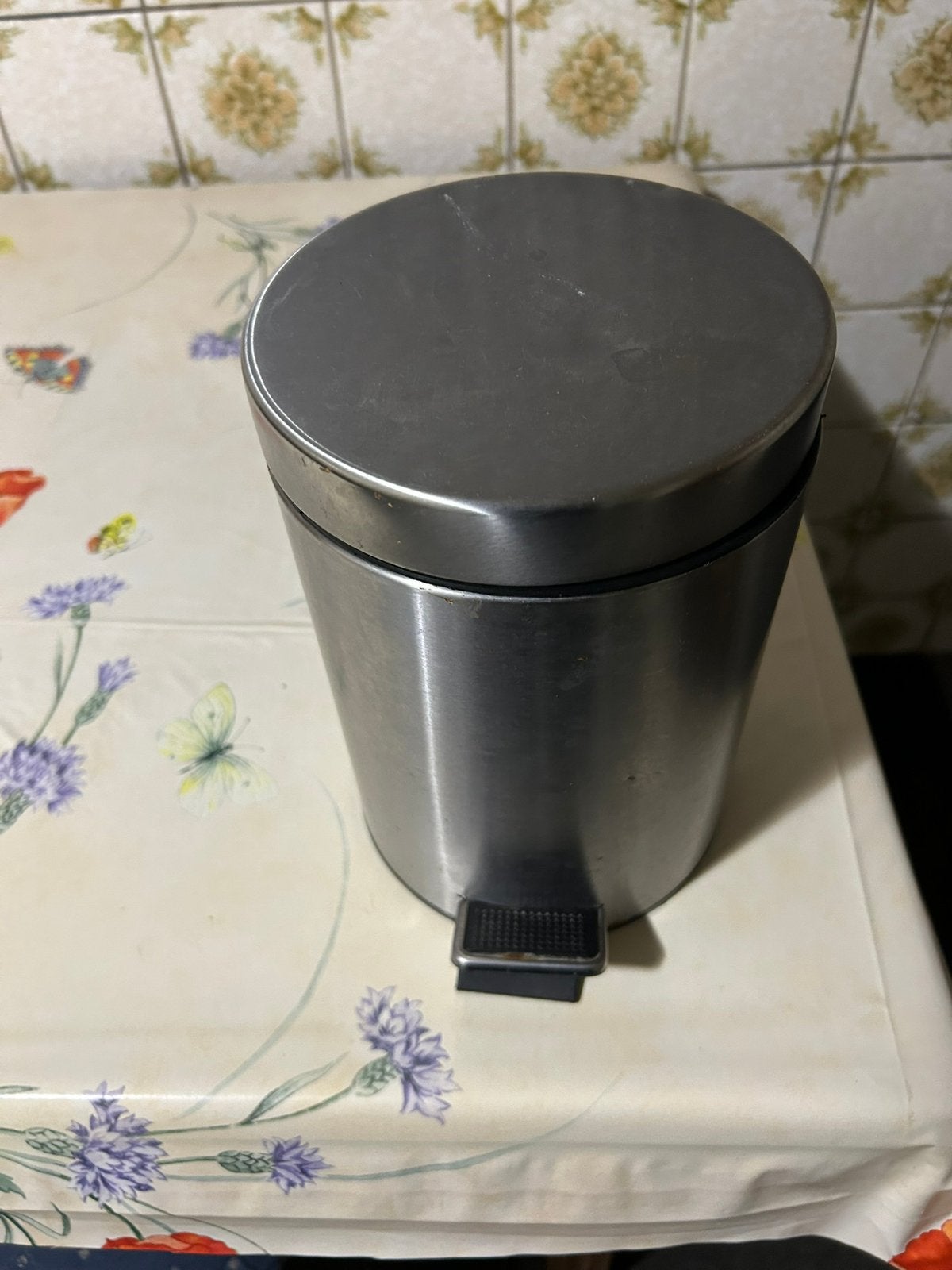 Mooi klein rvs vuilnis bakje mooi voor de wc, Minder dan 10 liter, Ophalen, Gebruikt, Rvs