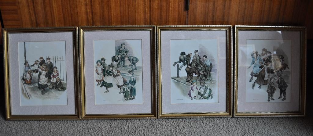 Ingelijste Prent Charles Dickens 1970s, Verzamelen, Ophalen of Verzenden, 1960 tot 1980, Gebruikt, Overige onderwerpen