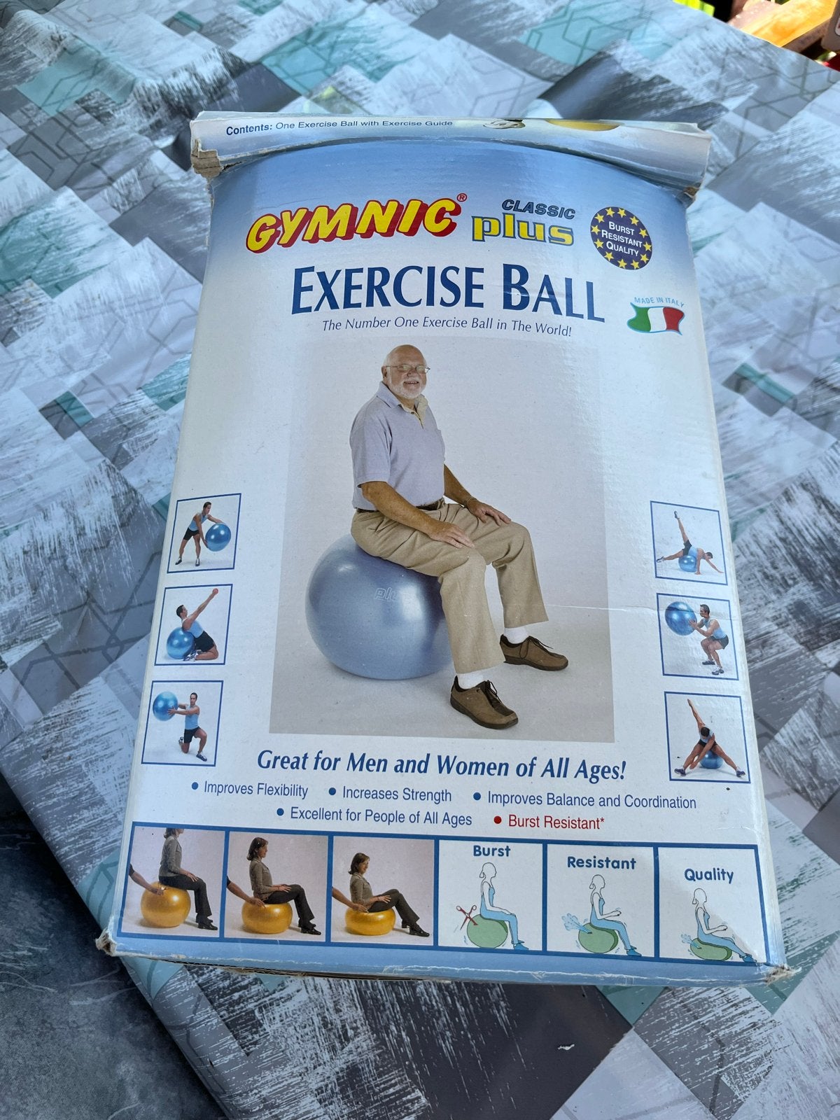 Gymnic Classic Plus Exercise Ball - Fitnessbal, Ophalen, Nieuw, Armen, Fitnessbal