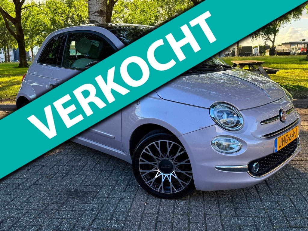 Fiat 500 1.0 Hybrid Rockstar PINK, Voorwielaandrijving, Gebruikt, Euro 6, Overige kleuren