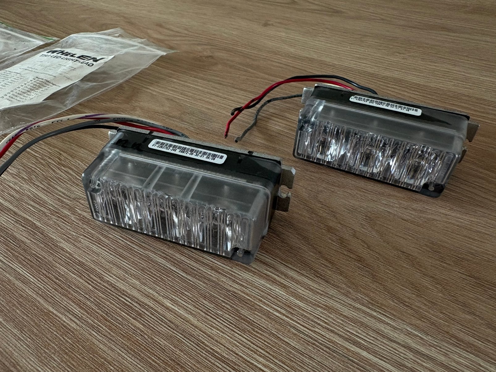 Whelen TIR3 Led Lighthead flitsers 2 stuks, Auto-onderdelen, Verlichting, Ophalen, Gebruikt