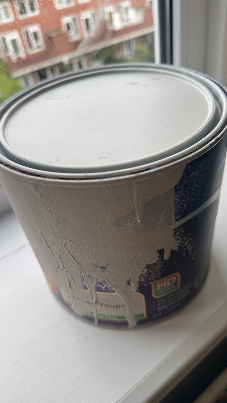 Flexa Creations Muurverf Urban Taupe - Extra Mat (1.25L), Ophalen, Gebruikt, Overige kleuren, Verf