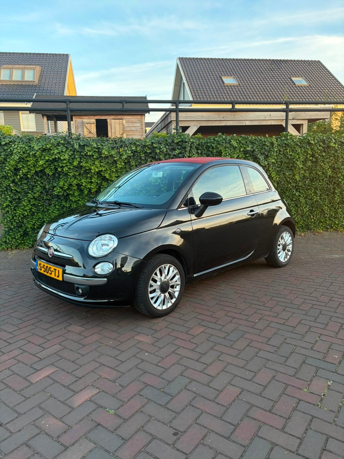 Fiat 500 1.2 C 2015 Zwart, Voorwielaandrijving, 4 cilinders, Zwart, Handgeschakeld
