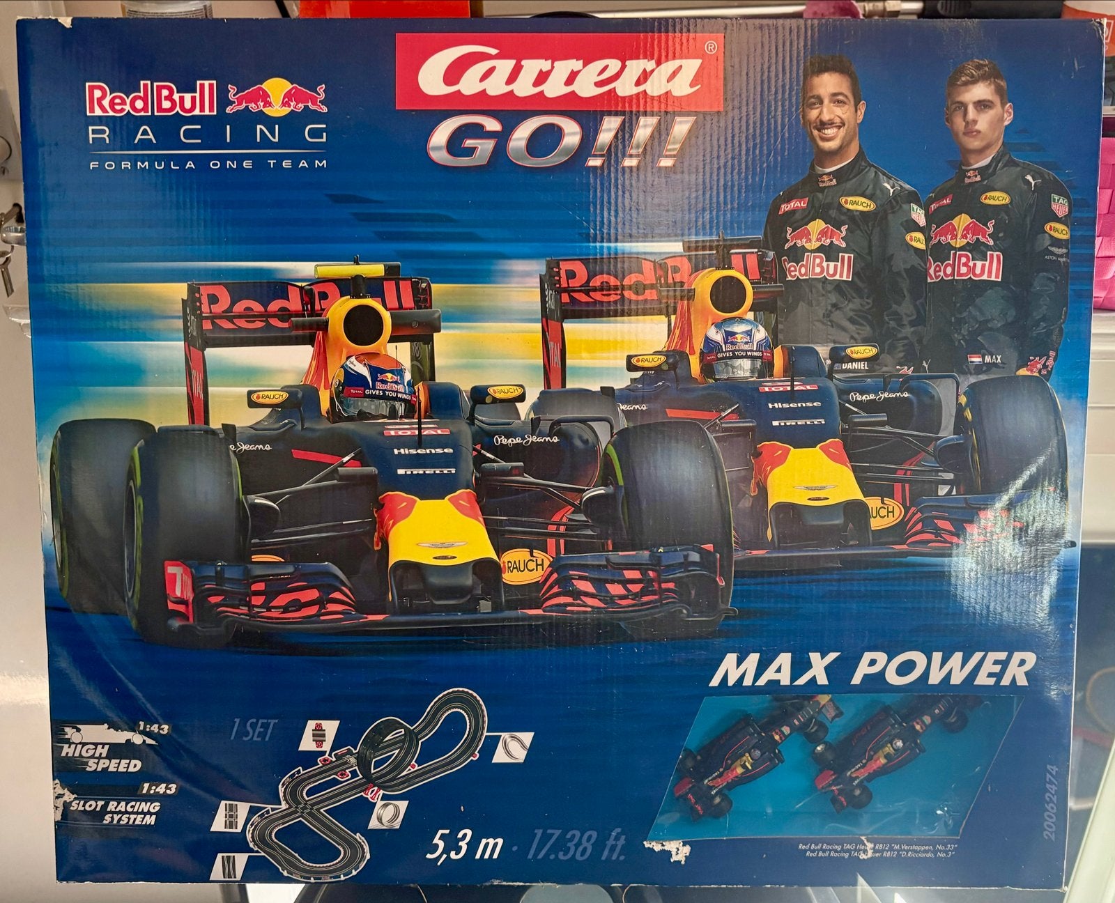 Nieuwe Carrera Go!!! Red Bull Racing F1 racebaan met looping, Ophalen of Verzenden, Nieuw, Formule 1