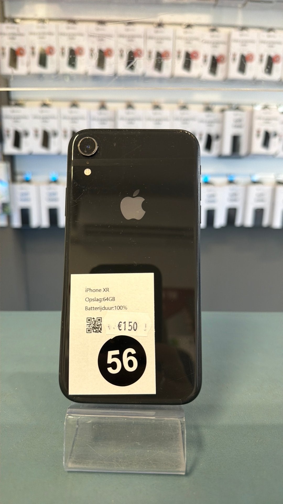 iPhone XR Zwart 64GB (56), Telecommunicatie, Mobiele telefoons | Apple iPhone, Apple, Zwart, IPhone XR, Ophalen of Verzenden