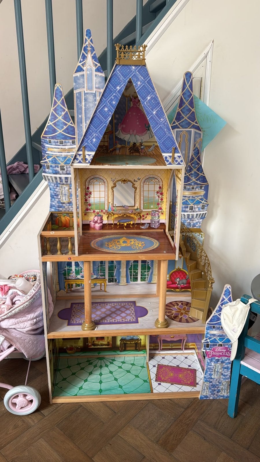Kidkraft Disney Princess Poppenhuis - Gebruikt, Kinderen en Baby's, Speelgoed | Poppenhuizen, Ophalen, Gebruikt, Poppenhuis