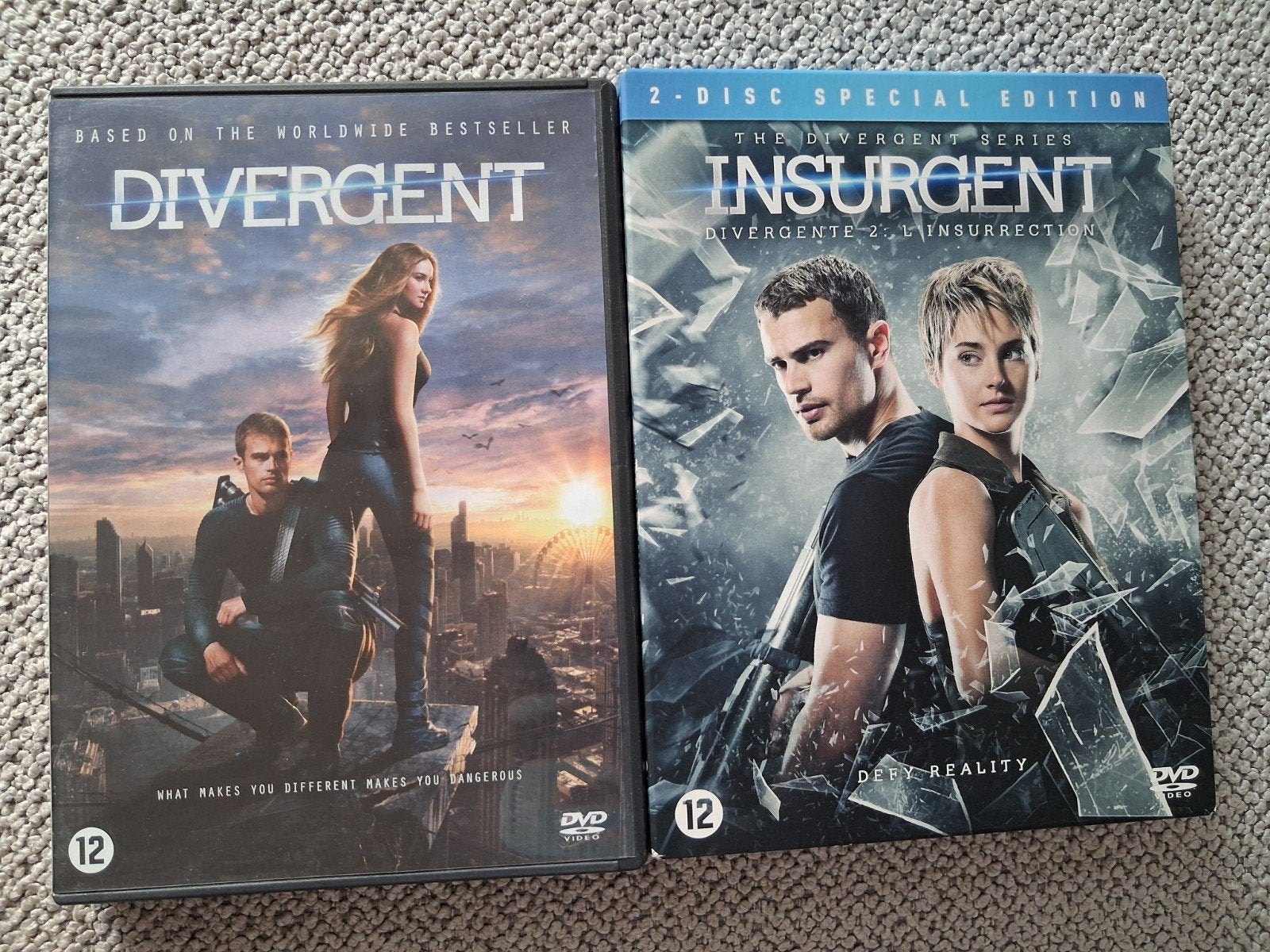 Divergent en Insurgent, Engels, Nederlands, Actie, Ophalen of Verzenden