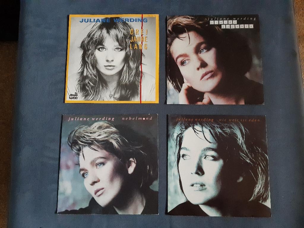 4 x Juliane Werding singles €5 p/st, Gebruikt, 7 inch, Single, Ophalen of Verzenden