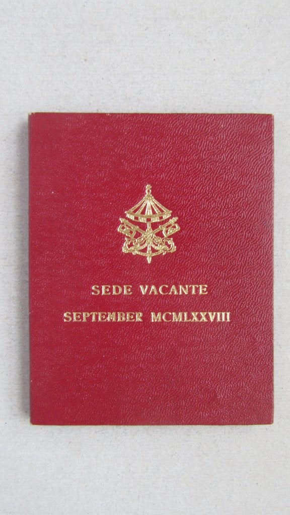 Vaticaan 500 Lire Sede Vacante September 1978 ZILVER, Ophalen of Verzenden, Overige landen, Losse munt, Zilver