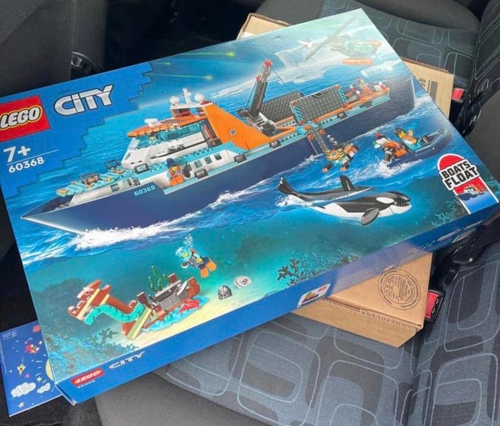 LEGO 60368 Poolonderzoeksschip - nieuw, Ophalen of Verzenden, Nieuw
