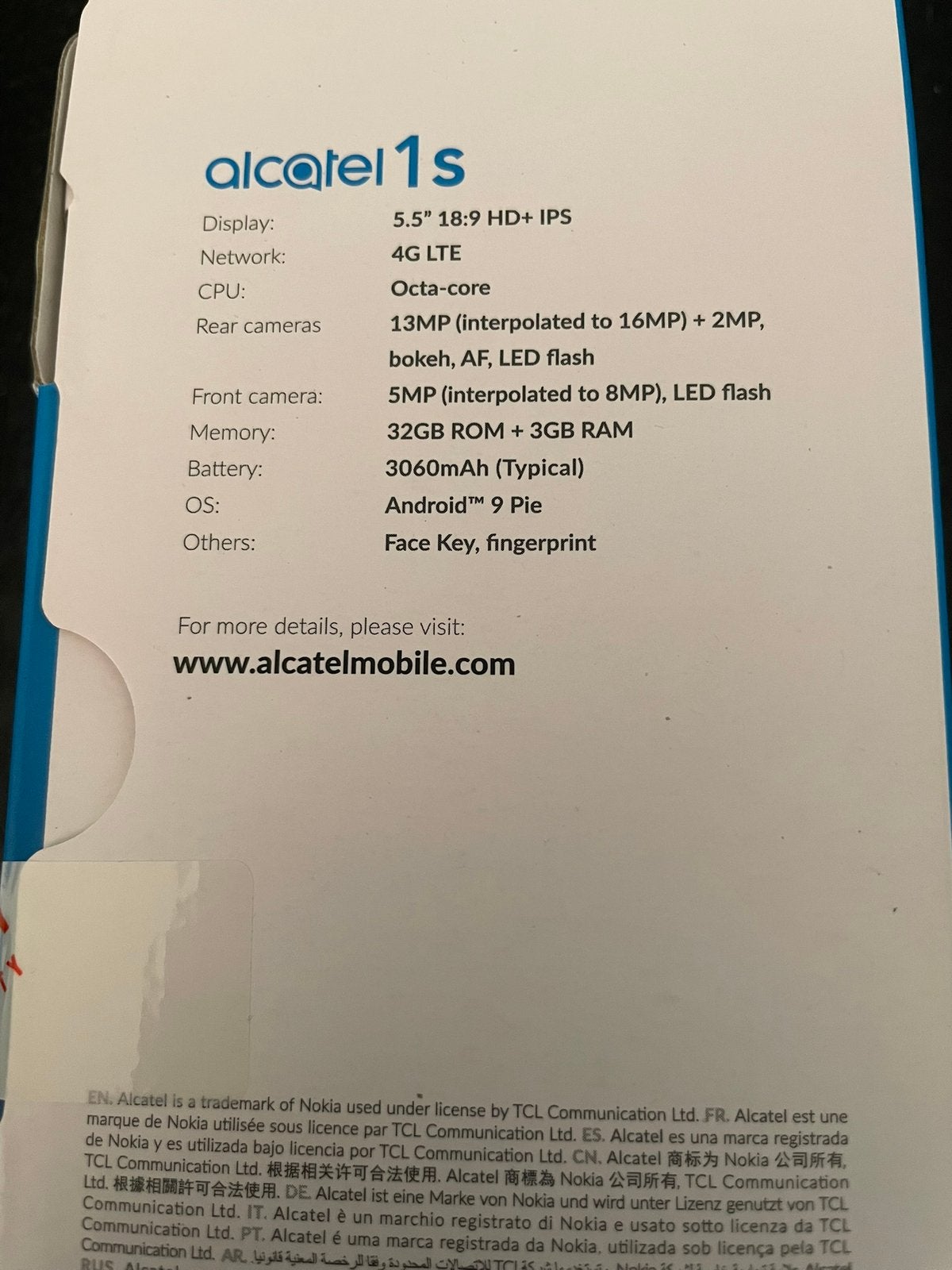 15 Alcatel 1s telefoons, Ophalen, Overige modellen, Nieuw, Zonder simlock