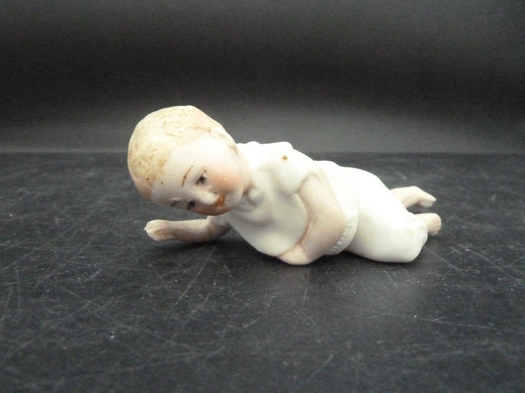Antieke miniatuur pianobaby, Ophalen of Verzenden, Nieuw, Mens