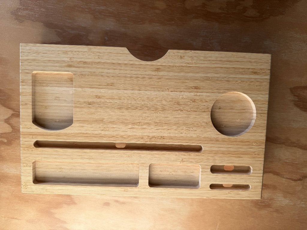 monitor standaard (hout), Ophalen of Verzenden, Zo goed als nieuw, Onbekend