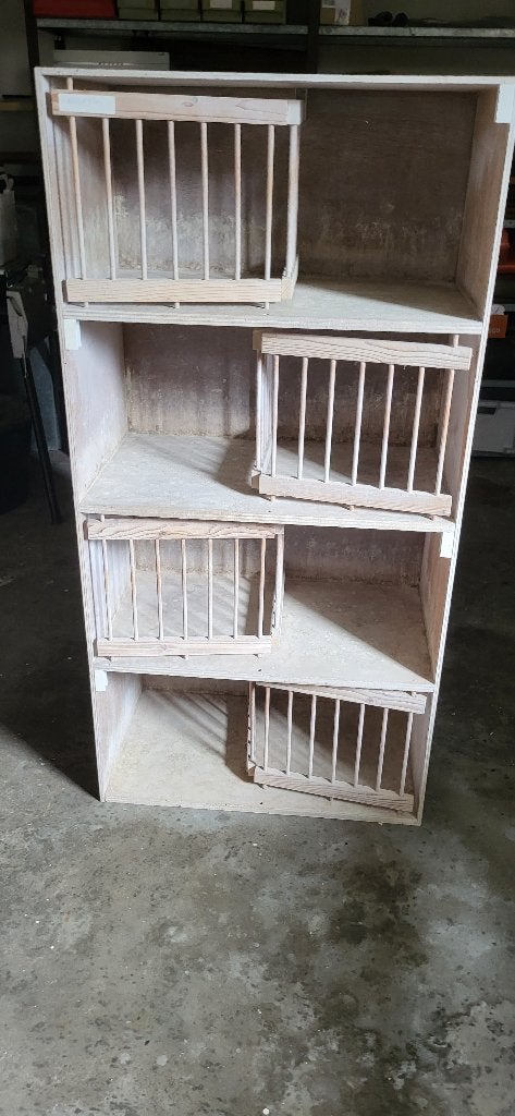 Broedkooi postduif, Dieren en Toebehoren, Ophalen, Gebruikt, Hout, Broedkooi of Kweekkooi