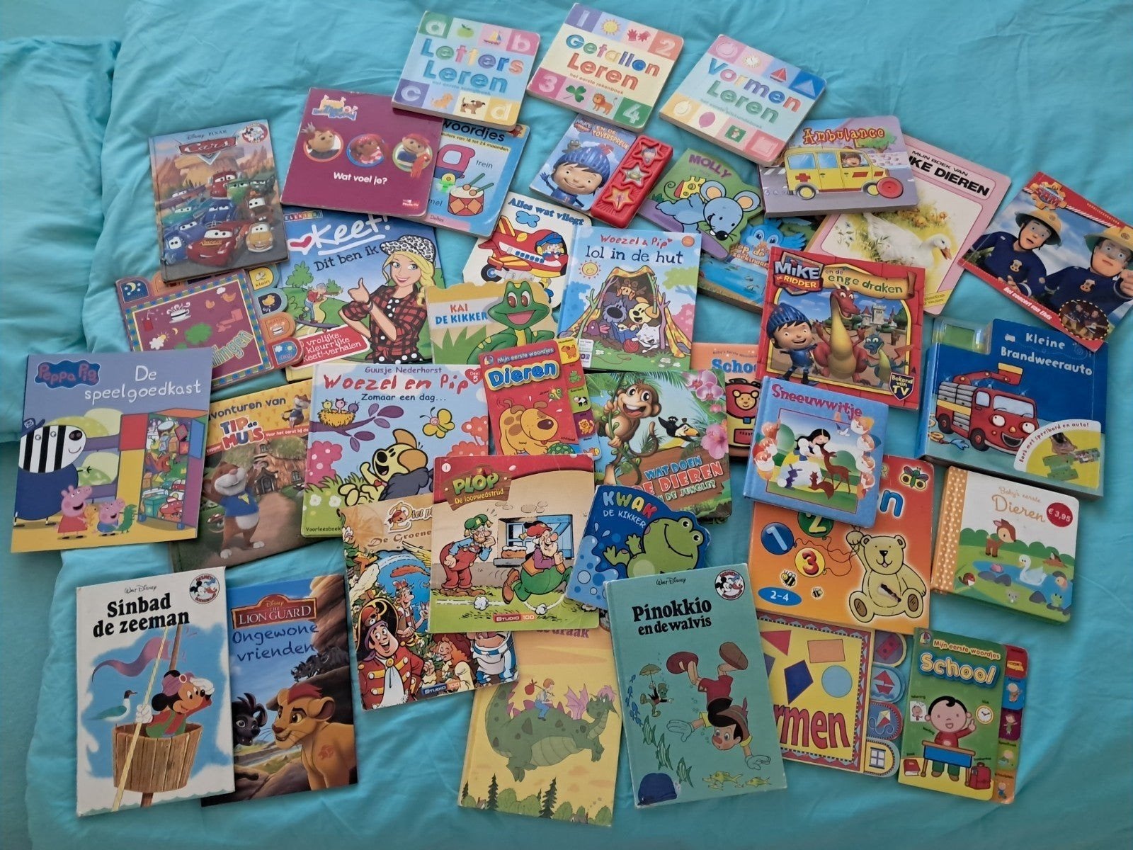37x boeken baby- peuter- kinderboeken 20,- incl verzending, Boeken, Kinderboeken | Baby's en Peuters, Ophalen of Verzenden, Gelezen