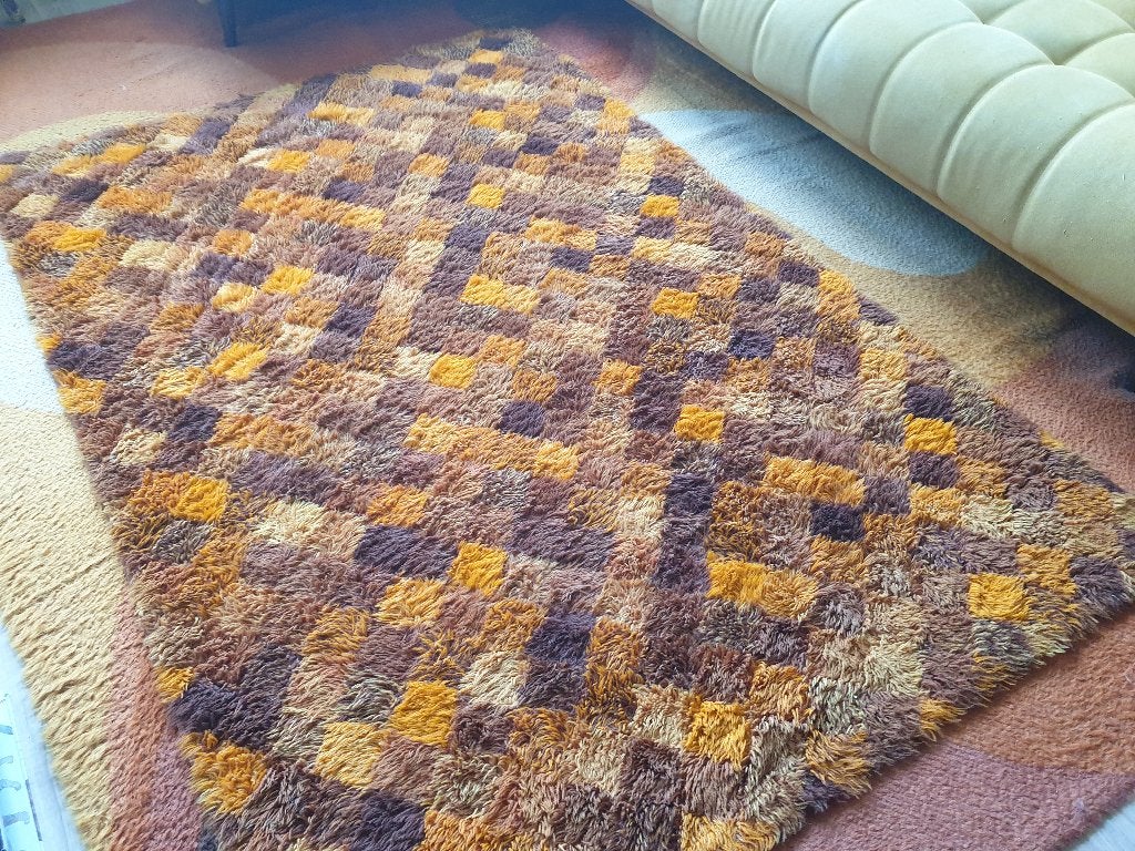 Space age vloerkleed! ☆ – retro, seventies, 70s, jaren 70, Ophalen, 150 tot 200 cm, 200 cm of meer, Zo goed als nieuw