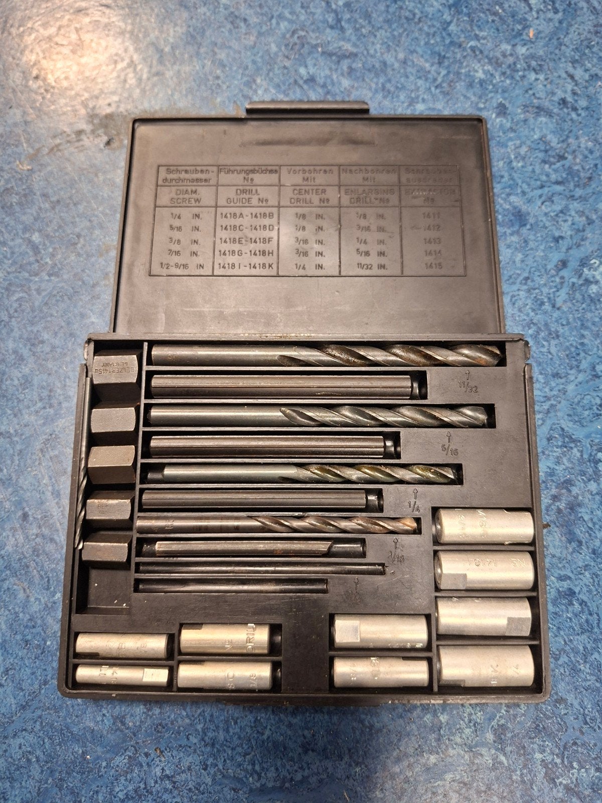 Belzer Super-Screw-Extractors Nr.1418 Schroefuitdraaiers, Ophalen of Verzenden, Gebruikt, Overige typen, Overige merken