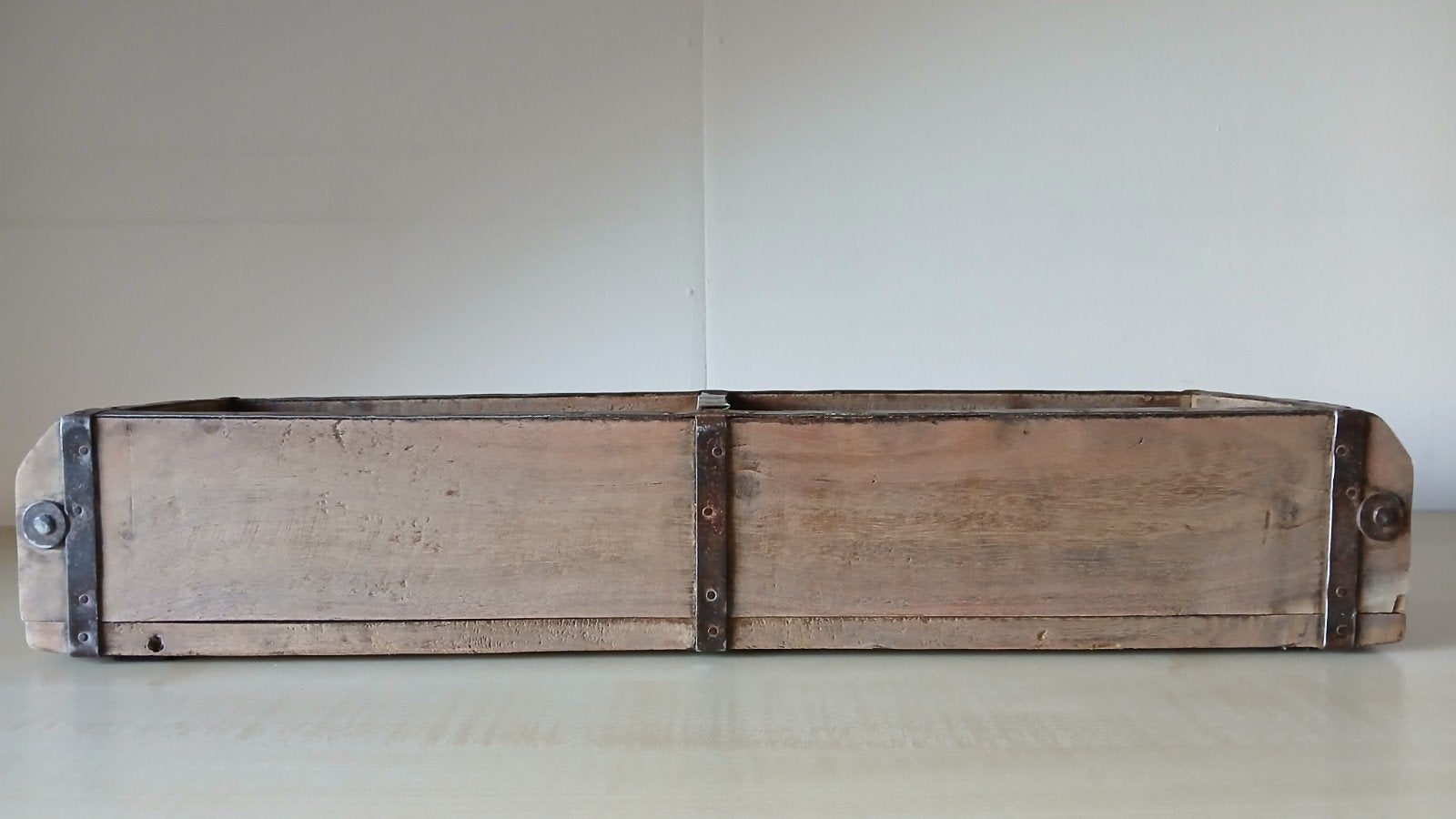 Houten steenmal baksteen, Huis en Inrichting, Ophalen, Zo goed als nieuw, Bruin, Vintage