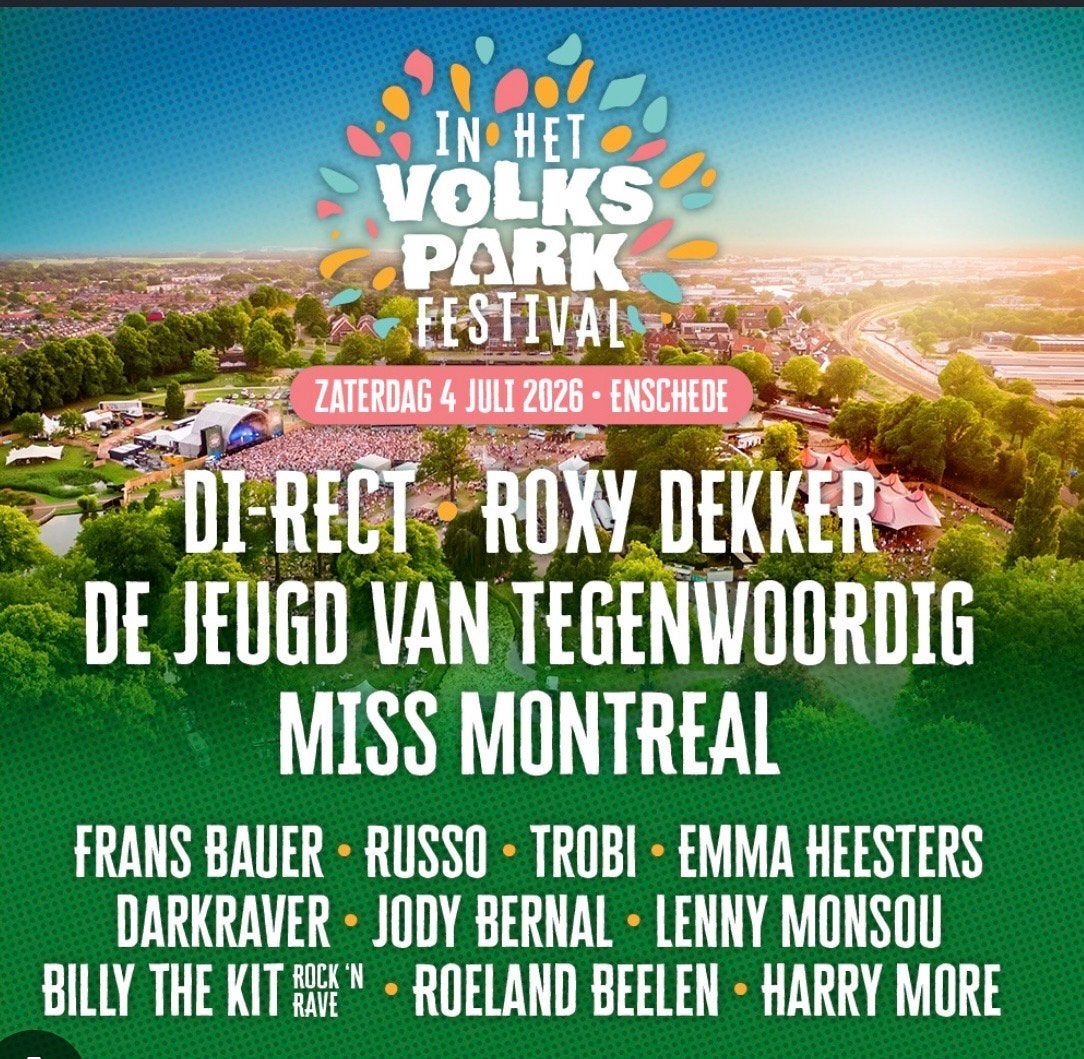 Kaartje festival volkspark Enschede, Eén persoon