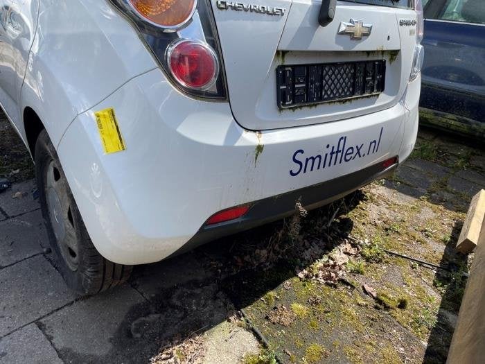 Achterbumper van een Chevrolet Spark, Gebruikt, -, Ophalen of Verzenden, Bumper