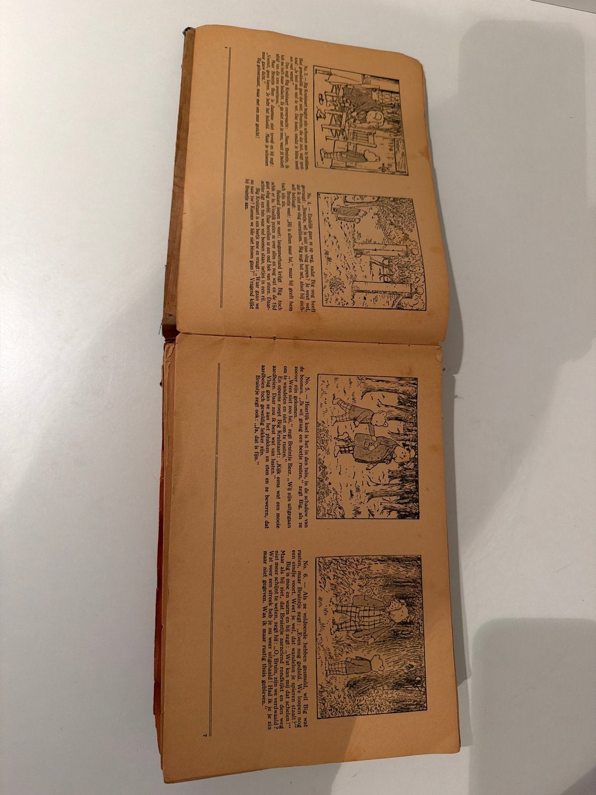 De Avonturen van Bruintje Beer - Vintage Kinderboek, Ophalen of Verzenden, Gelezen, Sprookjes