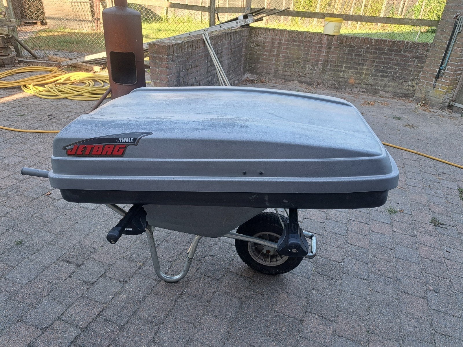 Thule Jetbag dakkoffer met dragers, Ophalen, Gebruikt