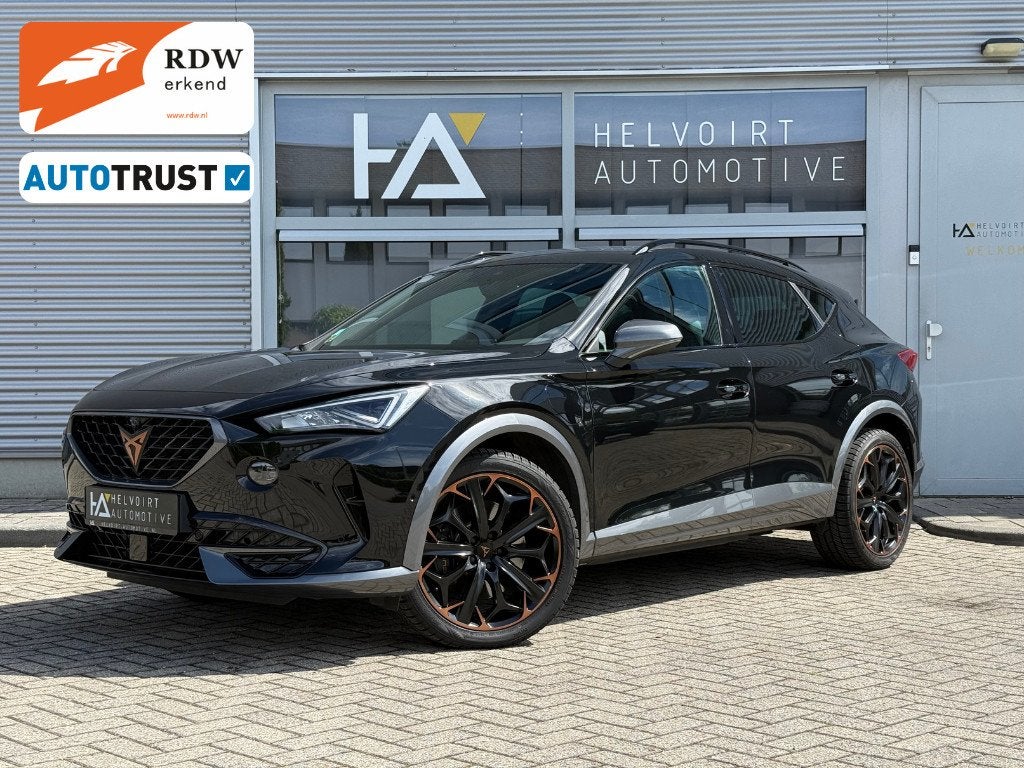 CUPRA Formentor 1.4 e-Hybrid VZ Copper Ed.| LEDER | 360 | ME, Auto's, Cupra, Gebruikt, Zwart, 4 cilinders, Formentor