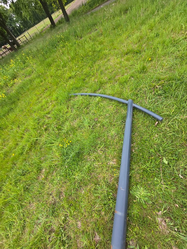 Moderne Lantaarnpalen Nieuw ca 8,5 meter totale hoogte., Ophalen