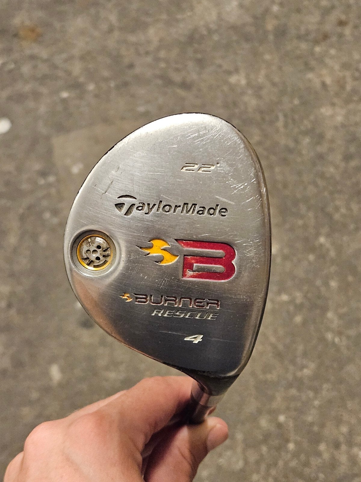 TaylorMade Burner Rescue 4 Hybrid 22, Ophalen of Verzenden, Gebruikt, Club