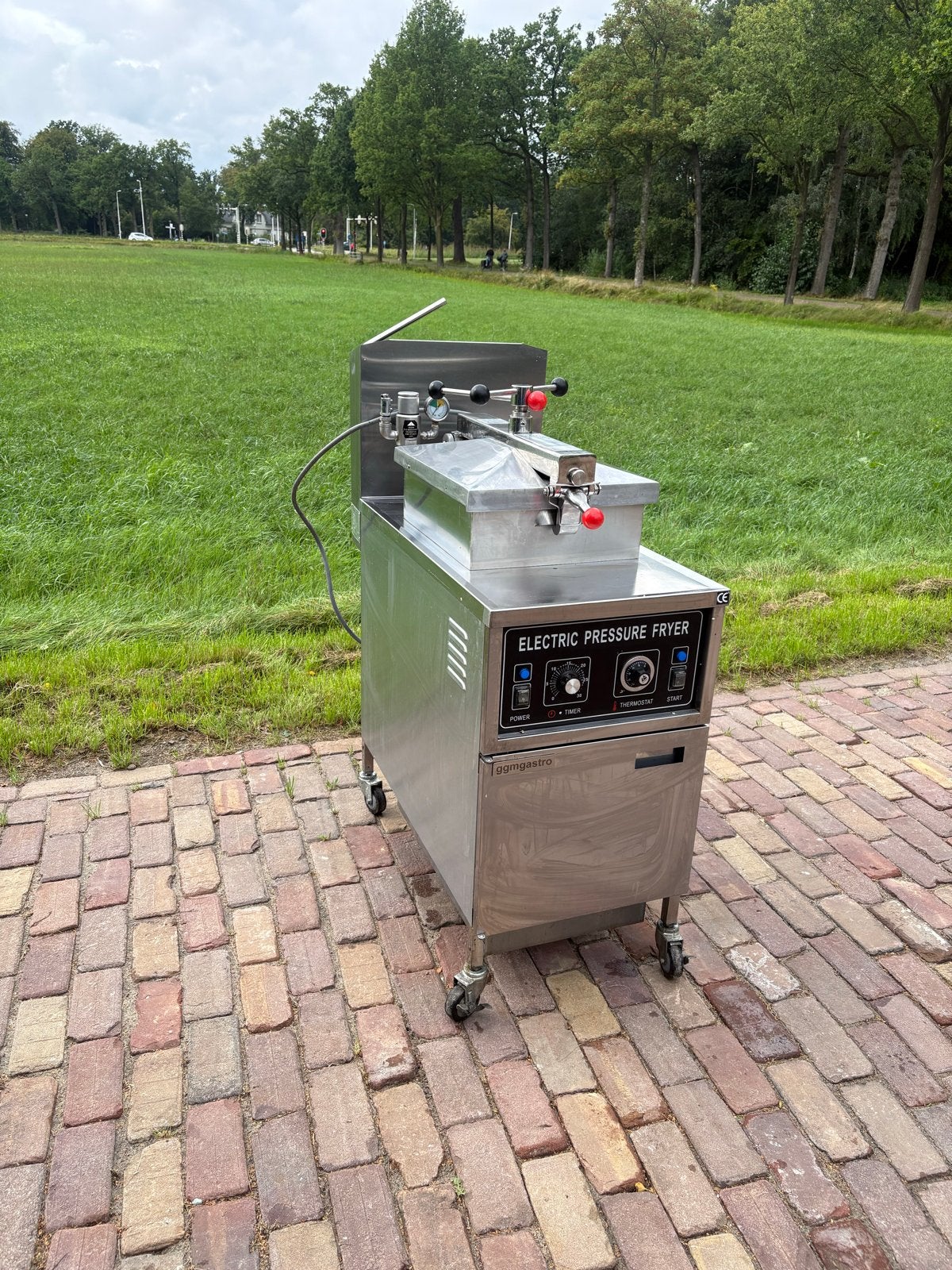 GGM Gastro Elektrische Hogedrukfriteuse, Ophalen of Verzenden, Gebruikt, Fornuis, Frituur en Grillen