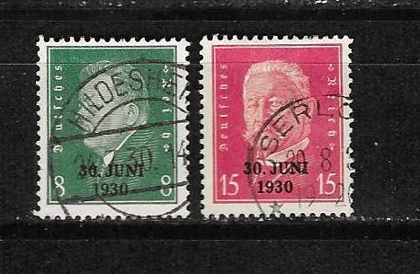 Reich 444-445, Ophalen of Verzenden, Duitse Keizerrijk, Gestempeld